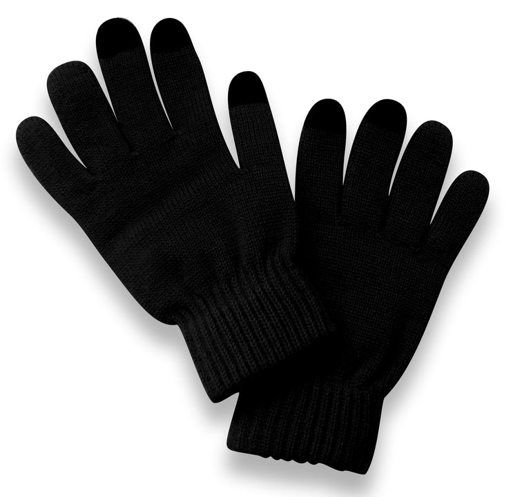 crittendenwayapartments Unisex Warm Knitted Double Layered Touch Screen Texting Gloves