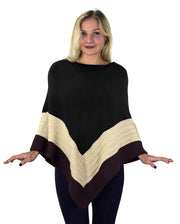 Women's Light Trendy Ruffle Batwing with Fringe Shawl Wrap Poncho