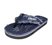 Little Kids Distressed Style Summer Flip Flop Slipper