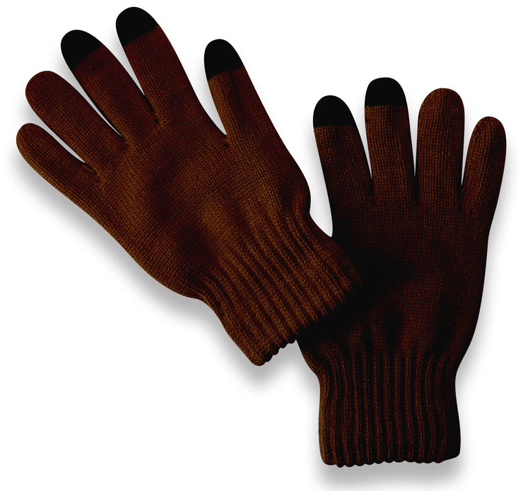 veritasfinancialgrp Unisex Warm Knitted Double Layered Touch Screen Texting Gloves