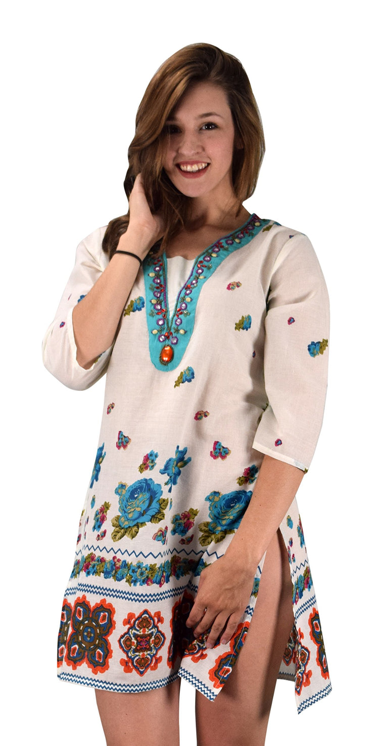 B0547-Floral-Tunic-Turq-SM-AJ