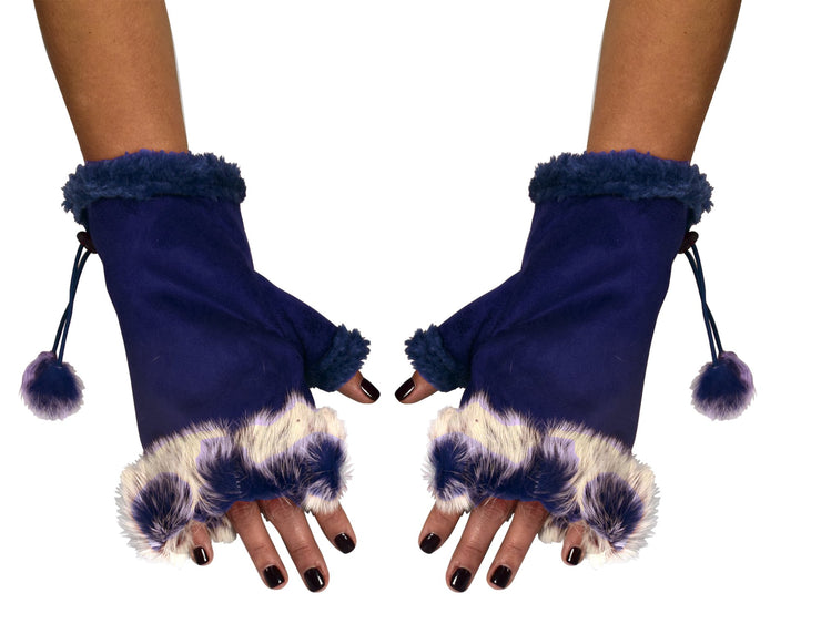 A3569-Faux-Fur-Gloves-Navy-KL