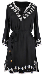 A9613-Bow-Embroidered-Tunic-Black-M-AJ