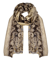 B3122-Bohemian-SheerScarf-BlkGold-AJ