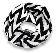 veritasfinancialgrp Charming Classic Knit Chevron Infinity Loop Scarves