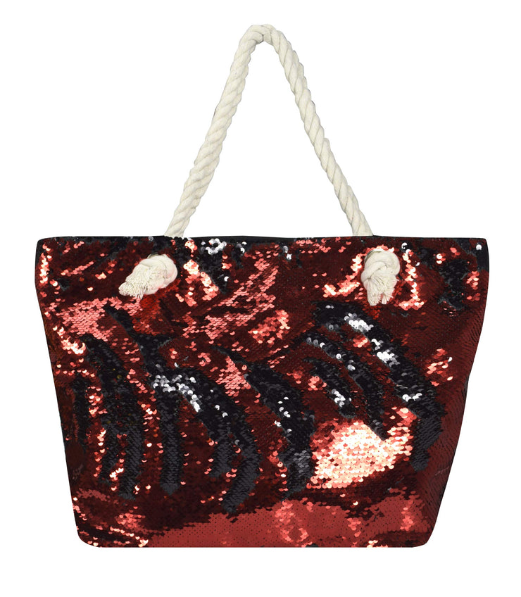 B8921-Sequin-Bag-RedBlck-OS