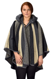 B9034-TX109-Poncho-GreyBlue-OS