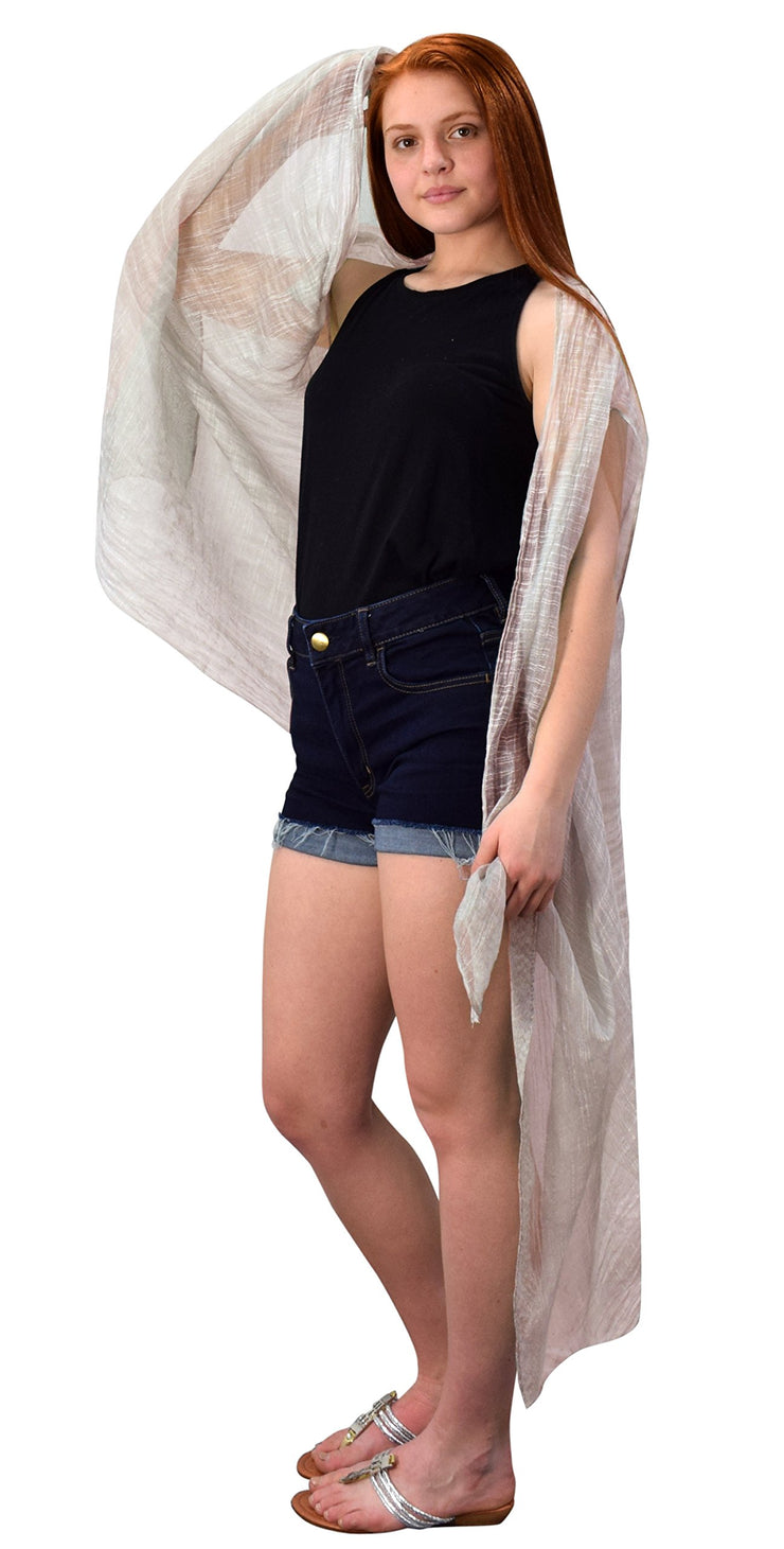 Sheer Open Front Cardigan Kimono Beach Wear