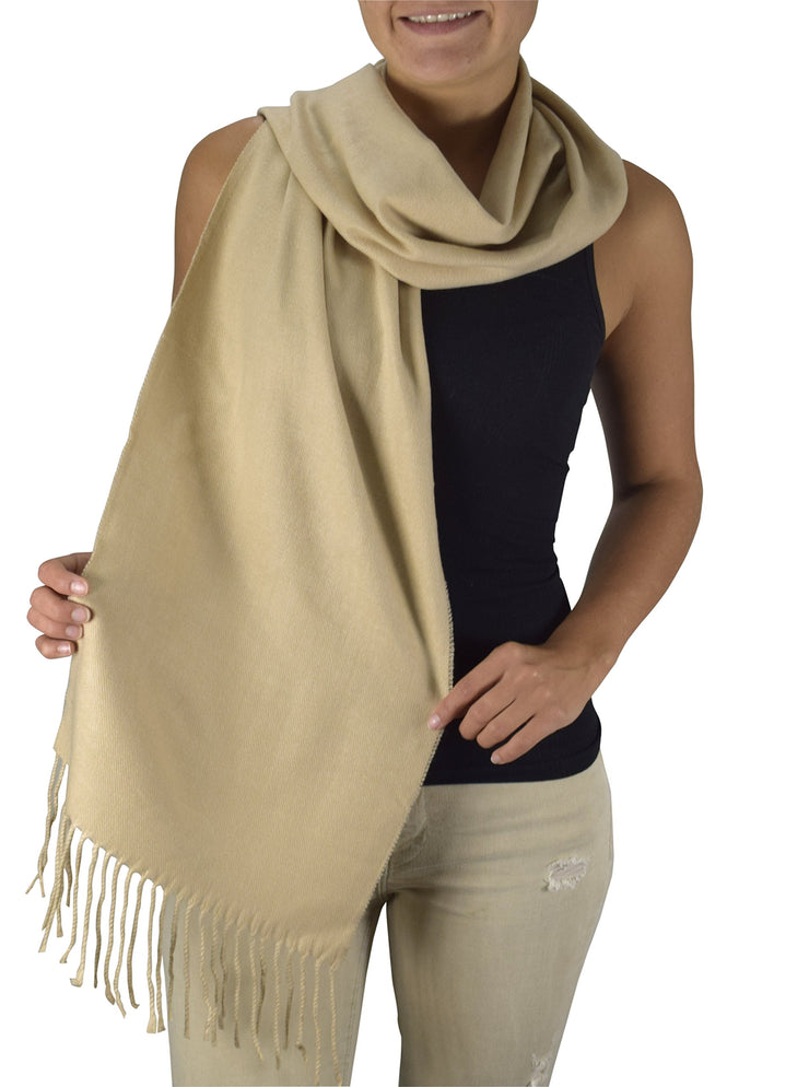 veritasfinancialgrp Soft and Warm Cashmere Feel Light Unisex Scarves