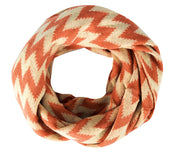 veritasfinancialgrp Charming Classic Knit Chevron Infinity Loop Scarves