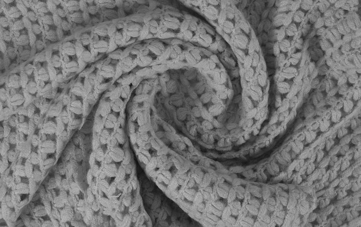 Womens Gorgeous Cozy Winter Knitted Square Pattern Infinity Loop Scarf