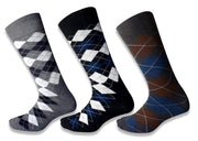 A2562-Argyle-Mens-Sock-Gre-Bla-Bl-KL