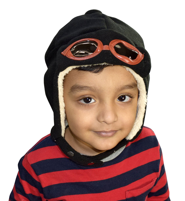 Kids Fleece Trooper Aviator Mohawk Hats Beanie