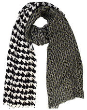 B5546-RS105-Scarf-Green/Black-AJ