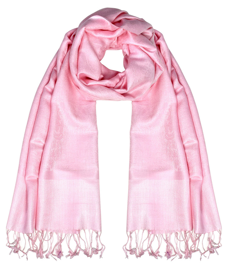 crittendenwayapartments Womens Elegant Vintage Solid Jacquard Paisley Scarf Shawl Wrap