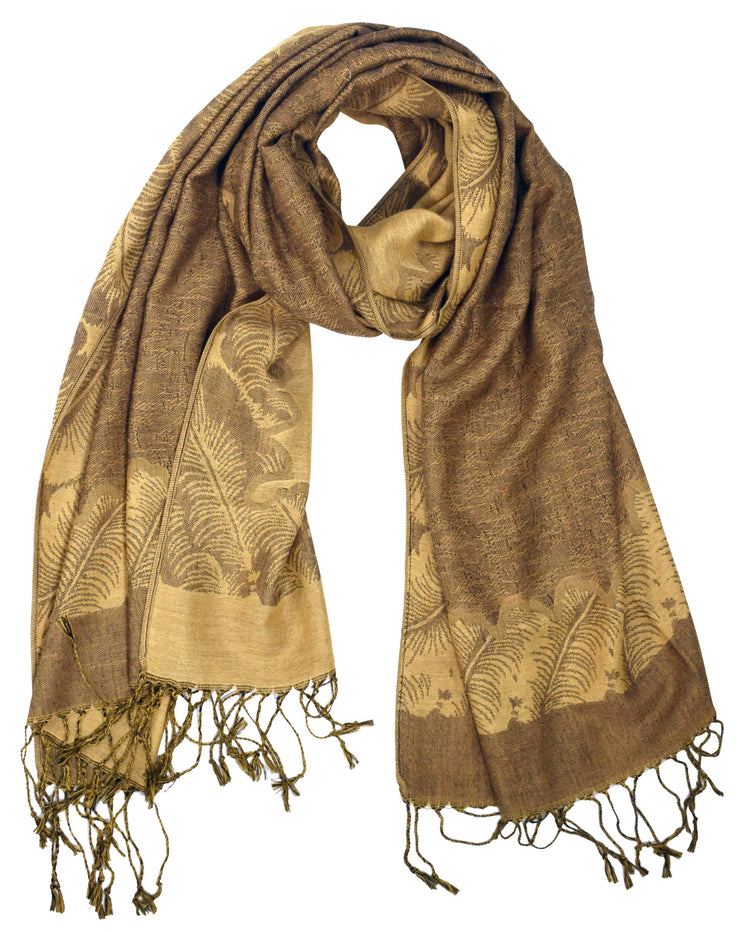 Pashmina-Khaki-Gold-