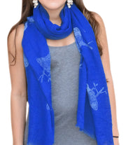 A5287-Owl-EyeFringe-Scarf-BlueWhi-KL