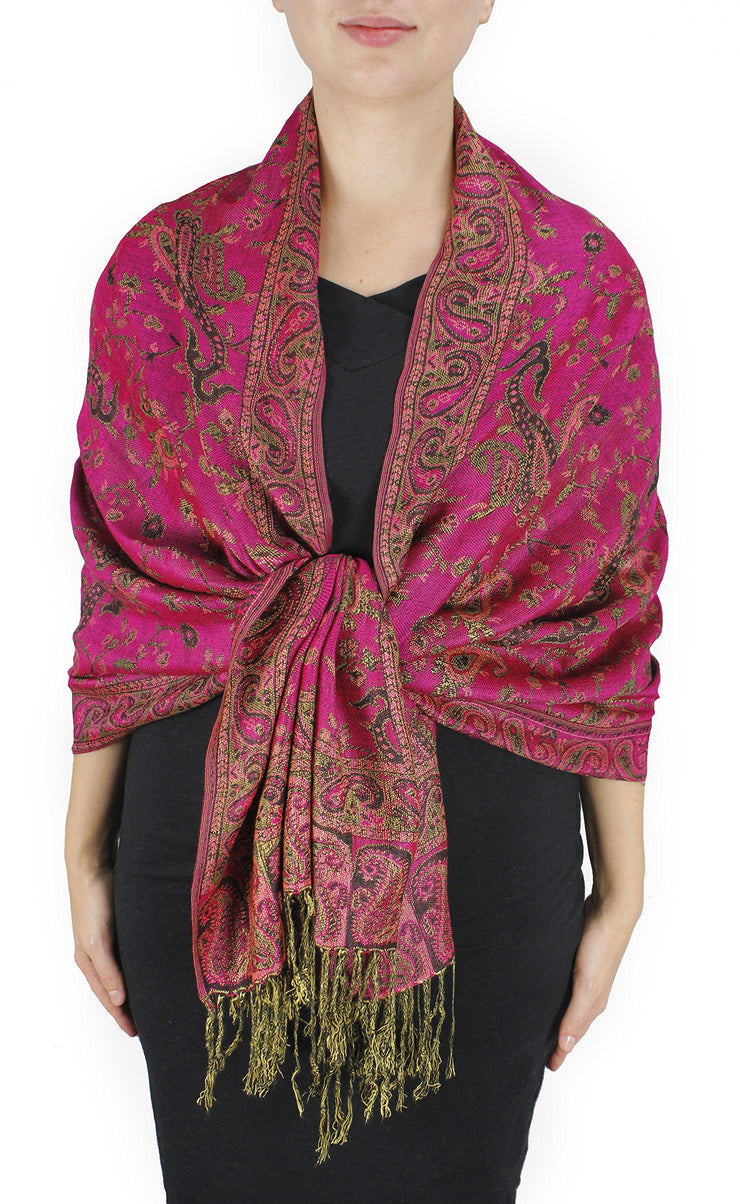 Pashmina-Paisley-Shawl-Fuchsia-FBA-PNC