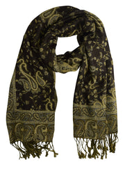 veritasfinancialgrp Elegant Reversible Paisley Pashmina Shawl Wrap