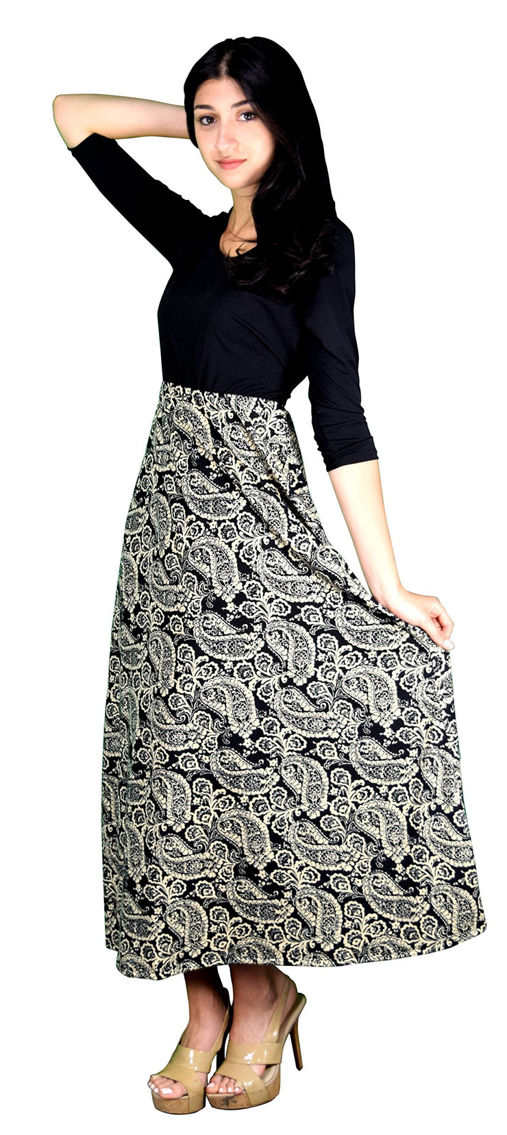 A7014-Two-Tone-Paisley-Maxi-XL-Cre-Mrc