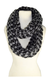 Two tone Thick Knit Soft Chunky Infinity Loop Scarves