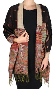 A7406-Tribal-Border-Pashmina-Black-RK