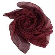 veritasfinancialgrp Soft Lightweight Fashion Charming Polka Dot Sheer Scarf Shawl Wrap