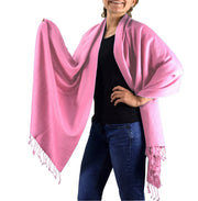 veritasfinancialgrp Pashmina Silk Wrap 70% Cashmere & 30% Silk Blend