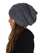 Winter Warm Soft Knitted Baggy Beanie Slouchy Hat Skull Cap