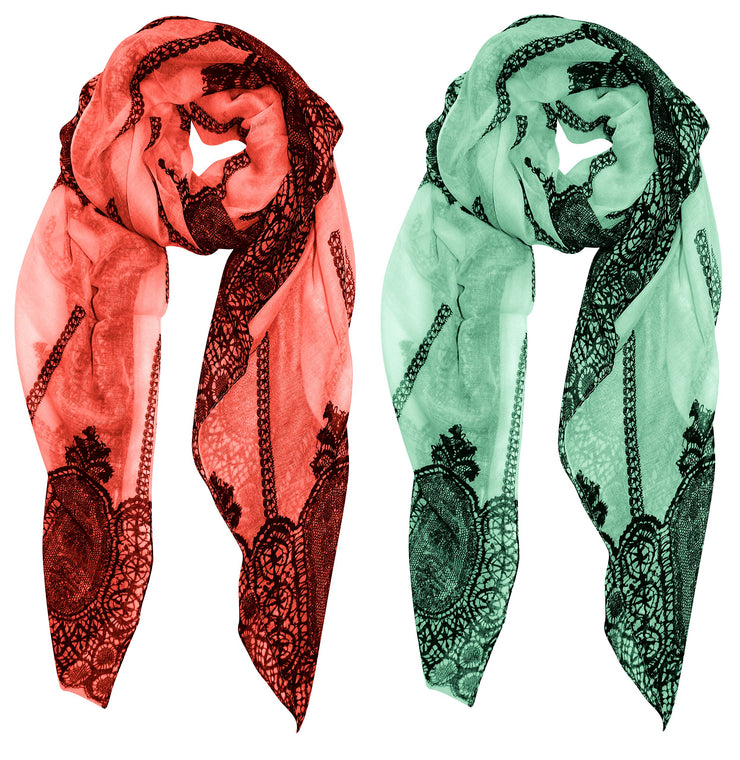 A2821-Princess-Scarf-Coral-Tea