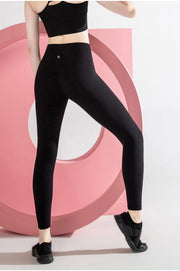 "Leaving The Horizon" Solid High-Rise Leggings with Pockets