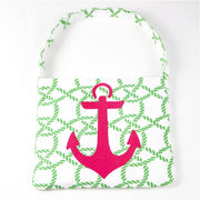 "Lets Anchor Down" Convertible Beach Towel + Tote Bag