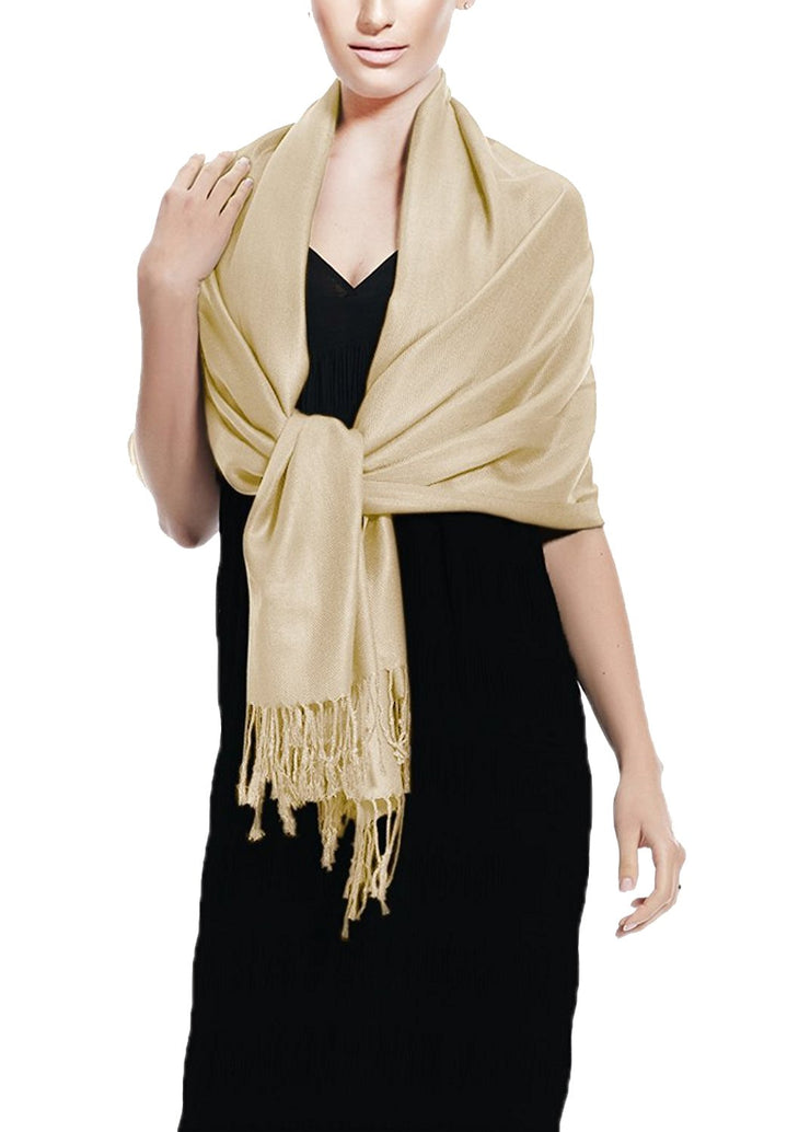 Tan Pashmina Shawl