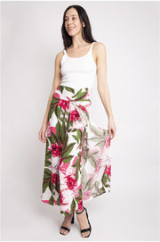 "Meet Me In Tahiti" Floral Print Palazzo Pants