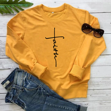 Load image into Gallery viewer, Faith Cross Sweatshirt
