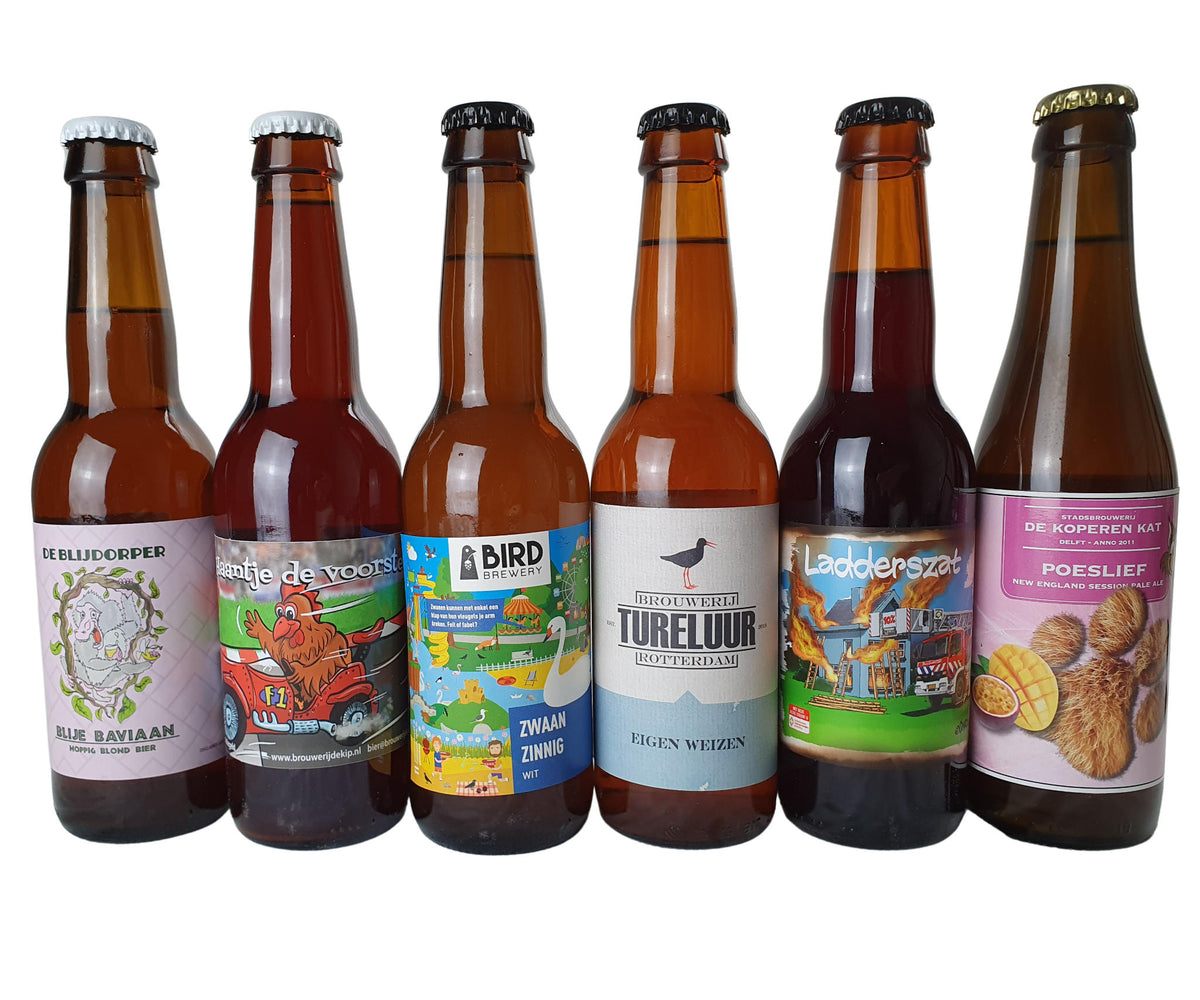 regelmatig Zenuw het beleid Bierpakket Grappige Namen 6 Streekbieren - Biervaneigenbodem