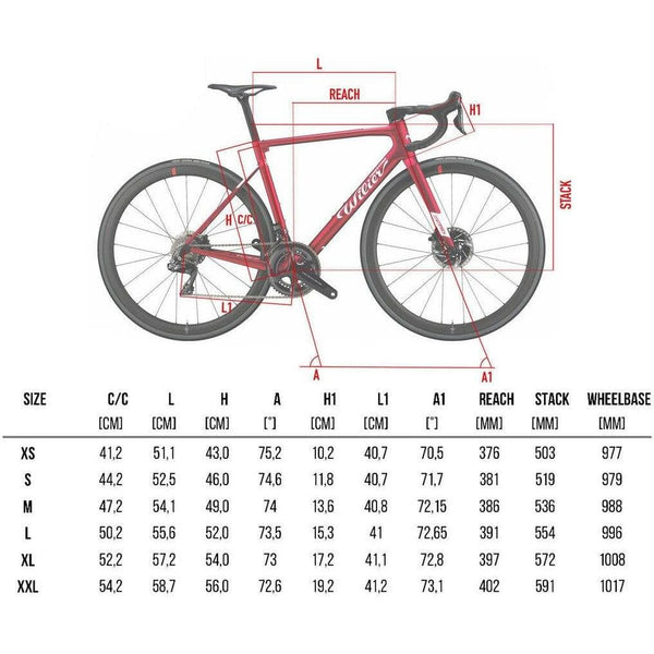 wilier xl frame size