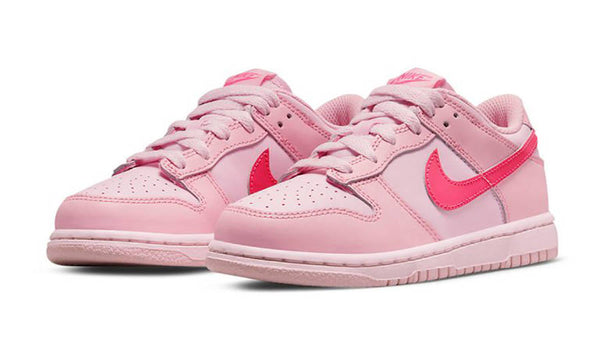 pink white nike dunks