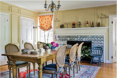 farmhouse eclectic dining room - eclectic dining room - farmhouse dining room - Maa-Kal Boutique Canada
