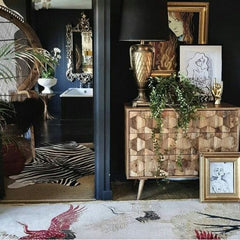 Eclectic Decor - Glam Chic Decor - Glam chic living room - Maa-Kal Boutique Canada 