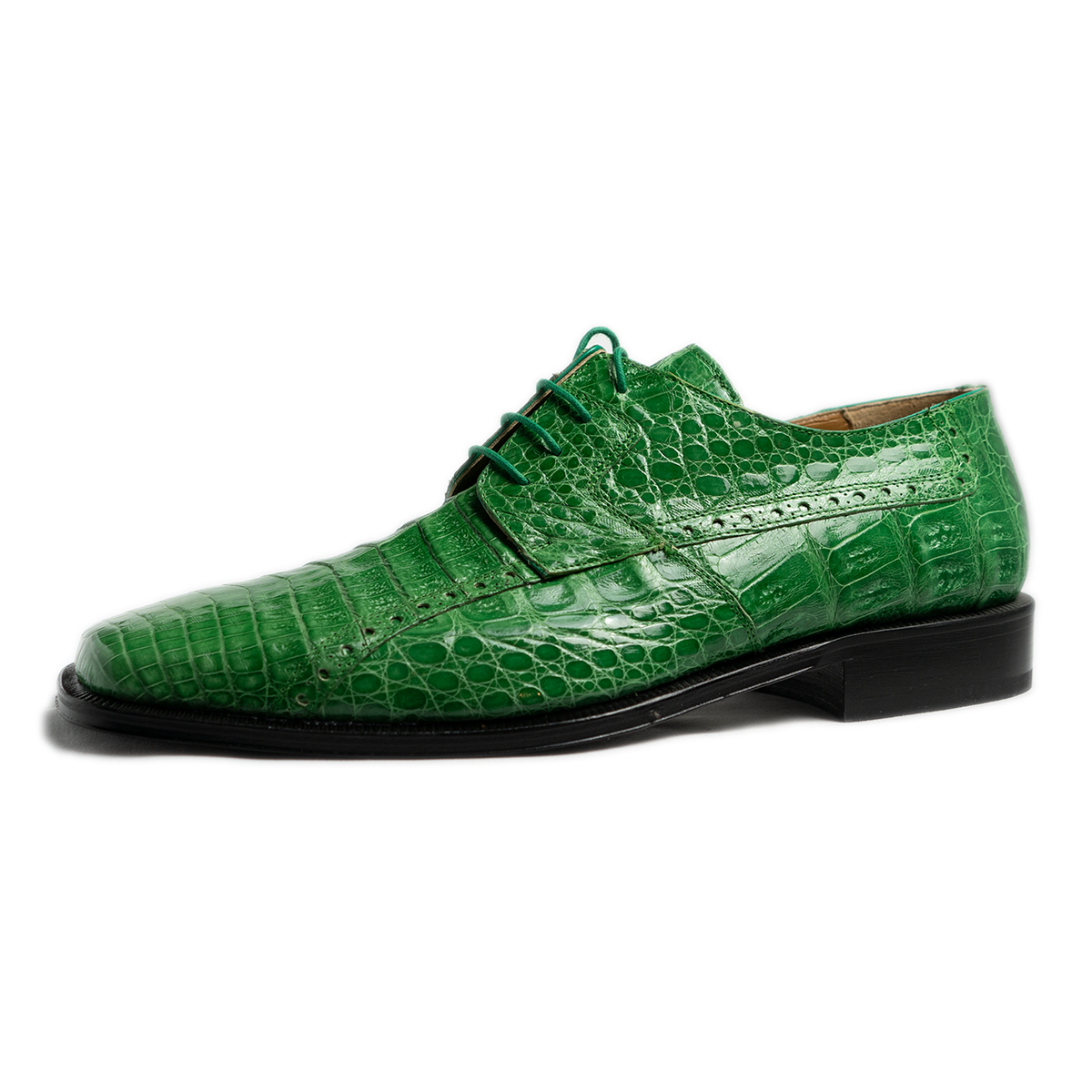 Green Gator Dress Shoe by David Eden 