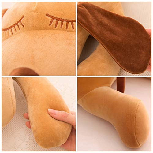 27.5 Soft Large Dog Plush Hugging Pillow Giant Dogs Puppy Stuffed Animals Toy Gifts for Kids 