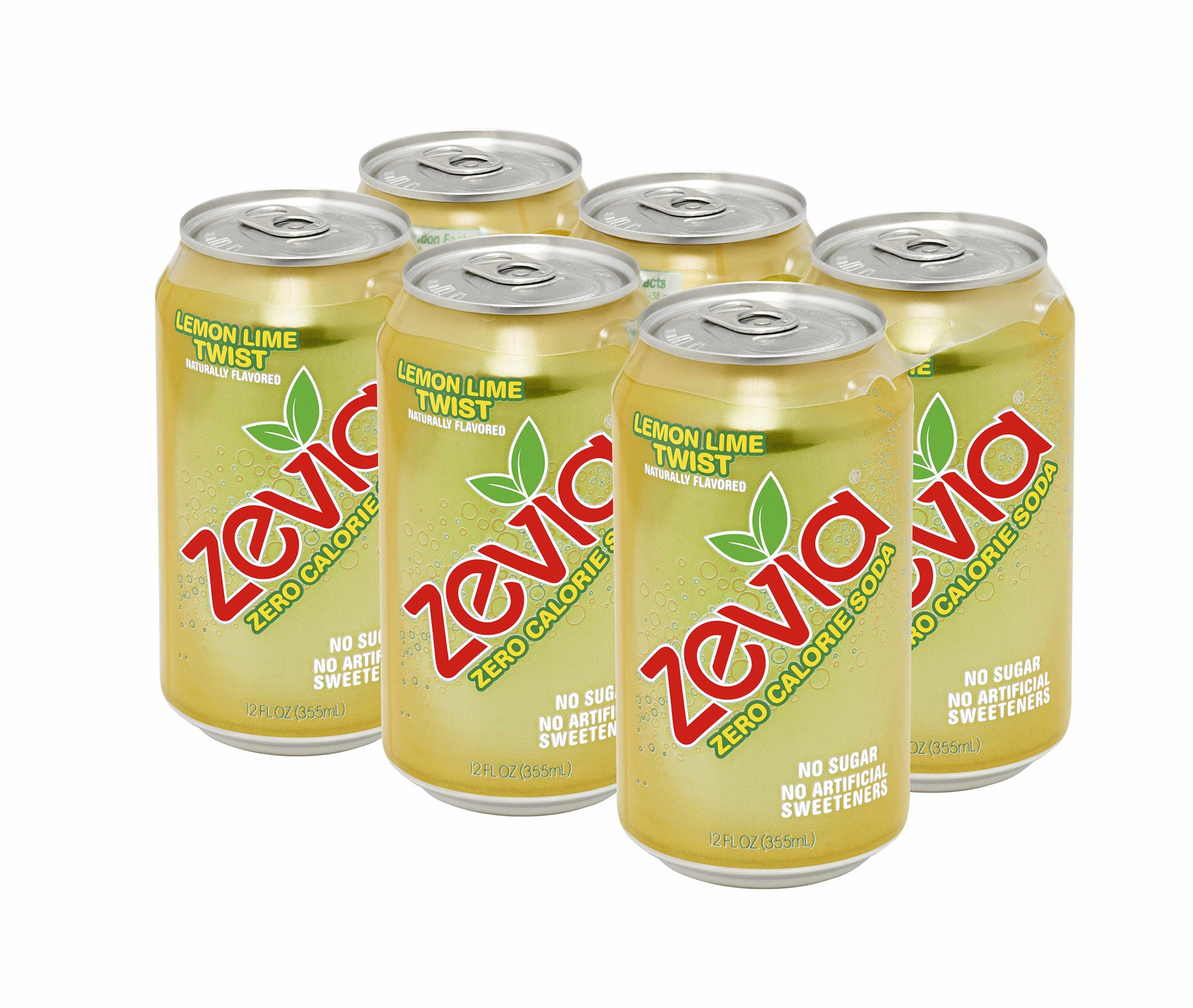 Zevia Lemon Lime Twist All Natural Zero Calorie Soda two farm kids