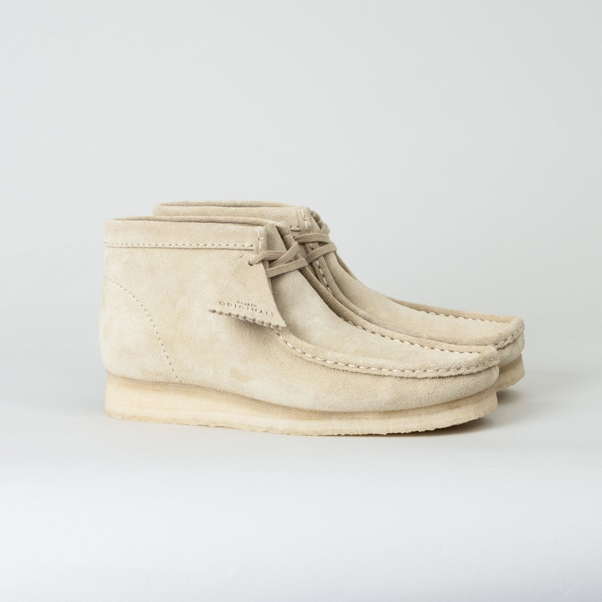 clarks originals wallabee maple suede