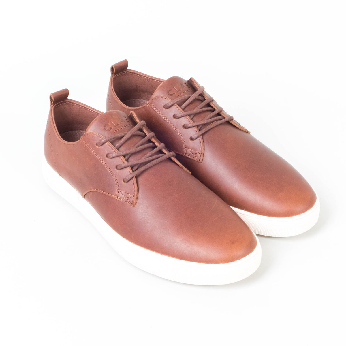 clae ellington chestnut leather