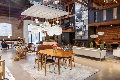 Carl Hansen and Son LA Showroom, Wegner CH33 Chairs available at Palette and Parlor