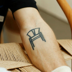 Wegner Wishbone Chair Tattoo on Dedicated Carl Hansen & Son Craftsman Benny Larsen