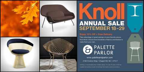 Shop the 2015 Knoll Annual Sale at Palette & Parlor