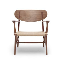 Hans Wegner CH22 Lounge Chair in Walnut