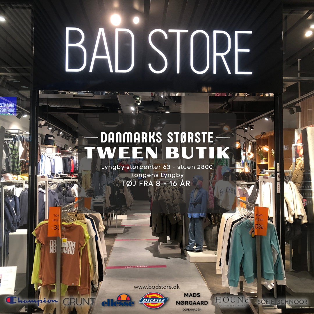 Bad Store designer tweens - online og i Lyngbystorcenter – badstorelyngby